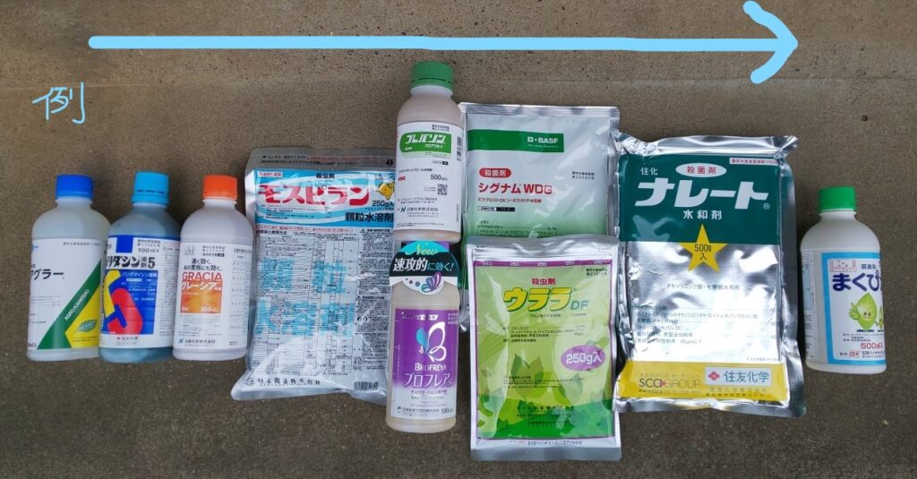 農薬の入れる順番 株 幸島園種苗